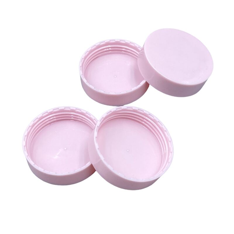 PINK SCREW PLASTIC BOTTLE CAPS DIA 47MM