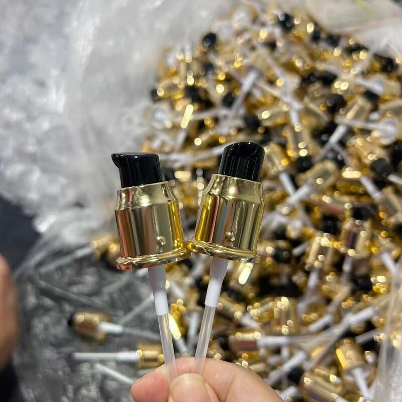 Black Pump 28/410 2ml Output, PP with Gold Metal Collar