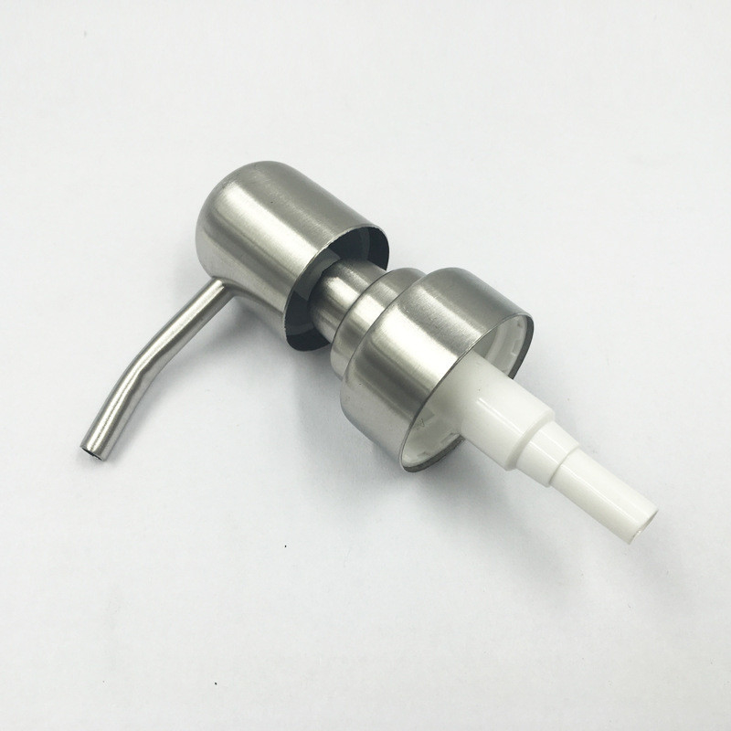Lotion pump head Stainless steel bottling press nozzle 24/26/28 Hand sanitizer nozzle