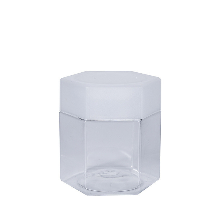 Hexagonal Pet Plastic Bottles, Food Packaging Airtight Jars, Jam Jars, Hot Sauce Jars, Candy Jars