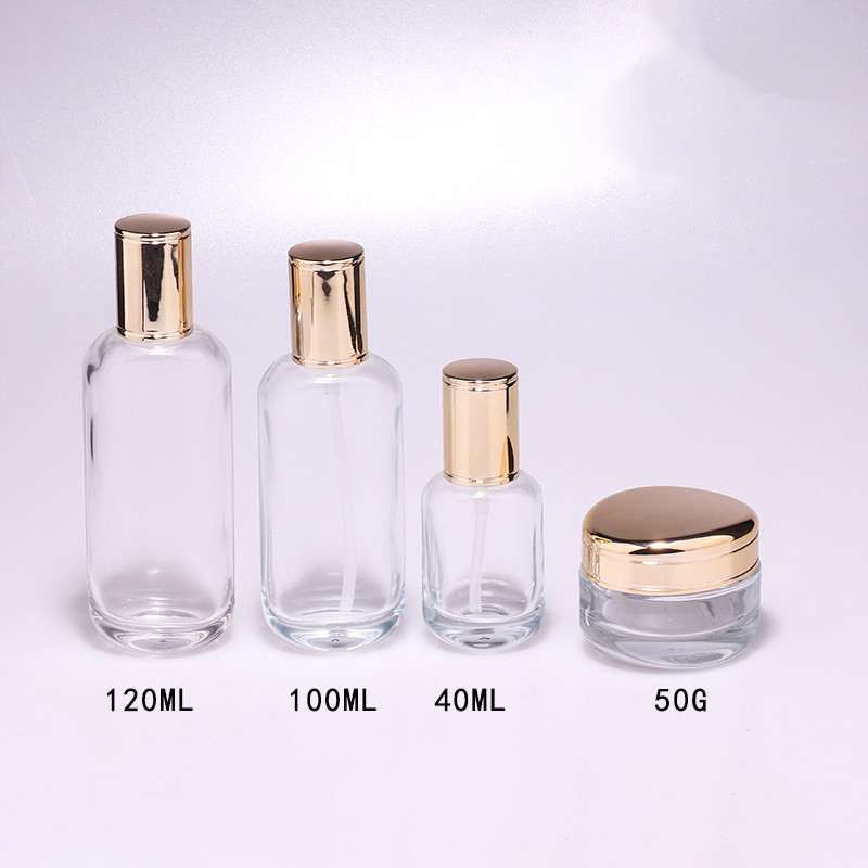 50g cream bottle, 40ml-100ml lotion bottle, cosmetic packaging set