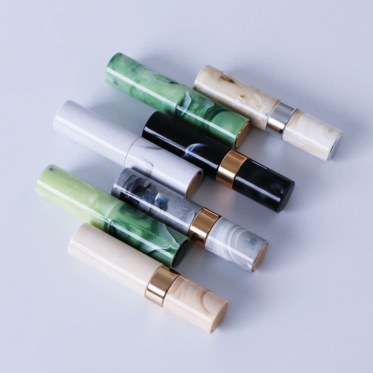 10ml empty spray bottle, marble color sample perfume tube, portable mini bottle