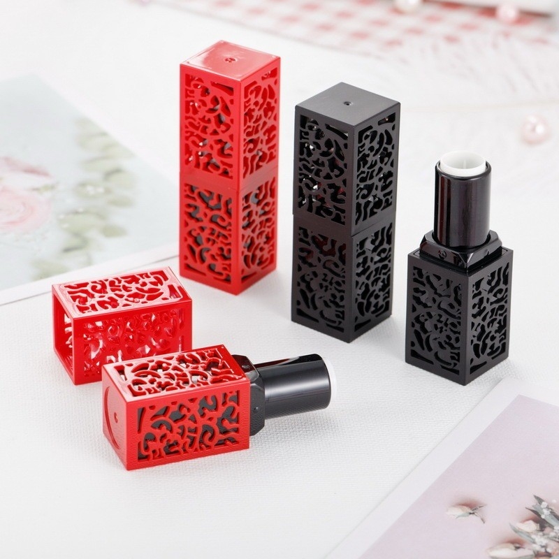 Hollow lipstick tube Square lipstick tube, DIY lipstick empty tube, retro style