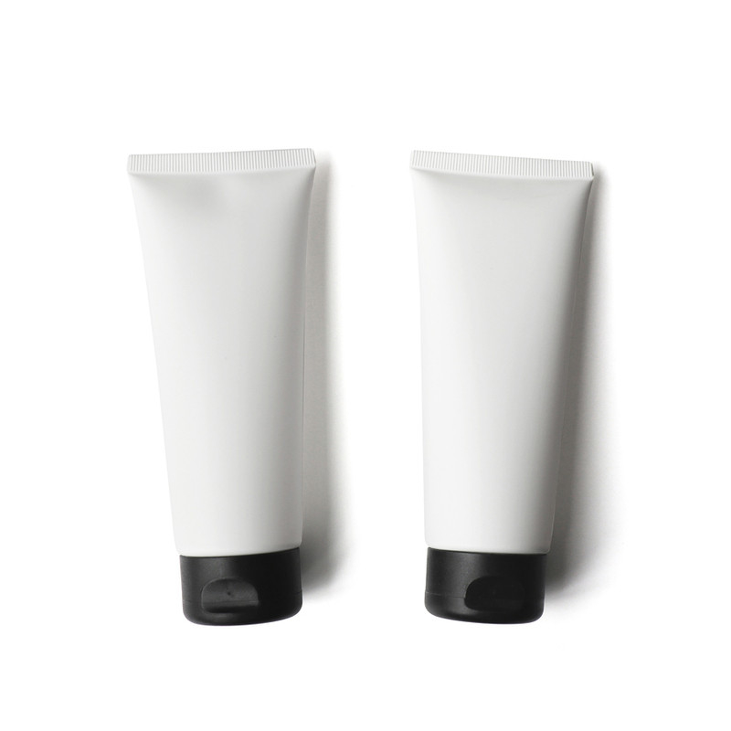 Custom printed pattern logo empty paint tubes, PE plastic 100g Soft Tube for face and body, China factory price wholesal