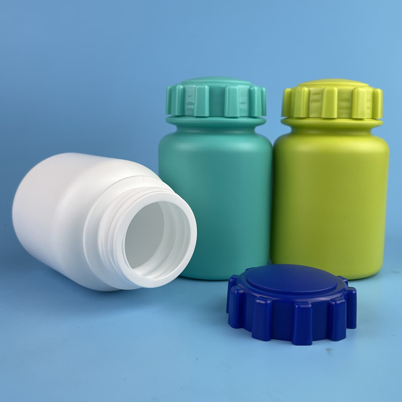 150ml plastic bottle with gear cap, anti-theft cap, 200ml health care bottle, capsule bottle