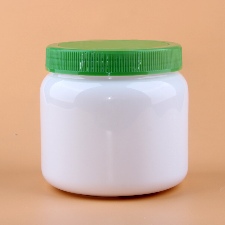 Food grade airtight bottle, white PET protein powder container/Jar/cans, 400g, 900g plastic milk powder Jar