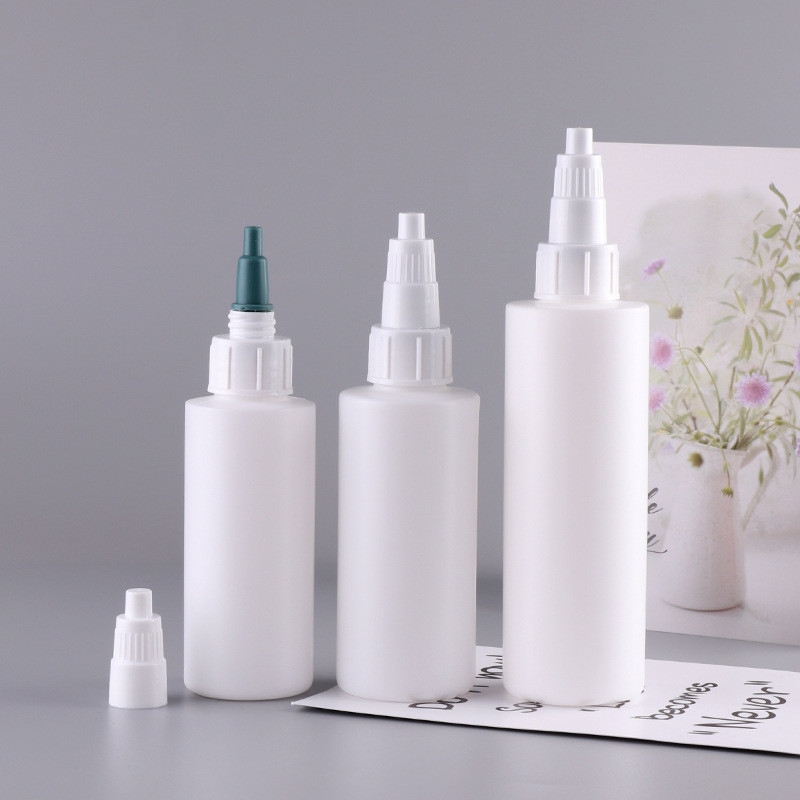 Pet cleaning liquid ear drop oil ear mite sterilizing eye drops silicone soft head leakproof pointed cap bottle