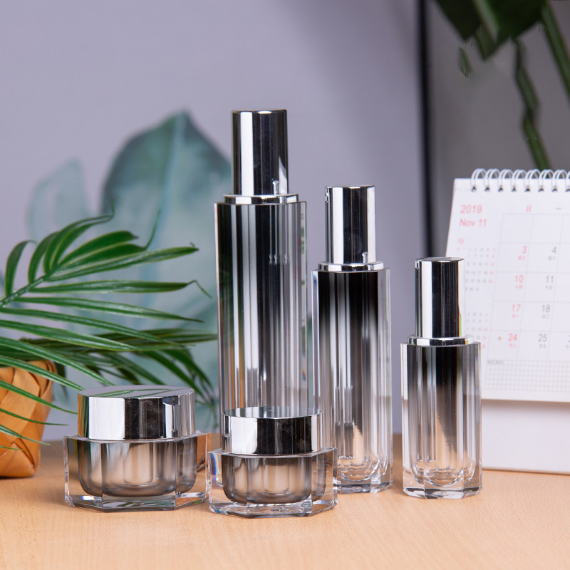 A set Cosmetic packaging，30/50g Cream Jar, 30ML/50ML/100ML lotion bottle/essential oil bottle