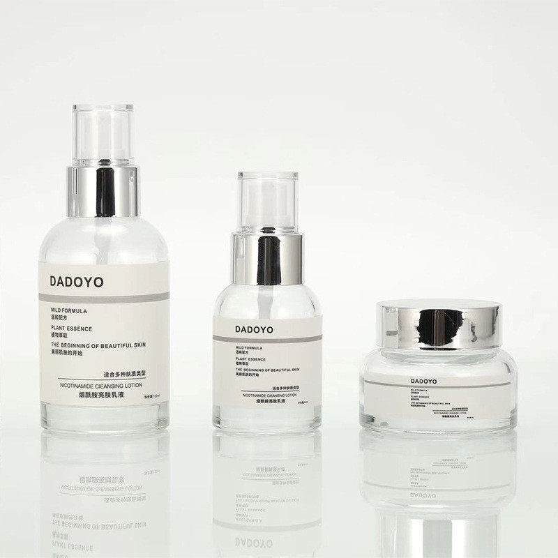 a set Cosmetic bottle