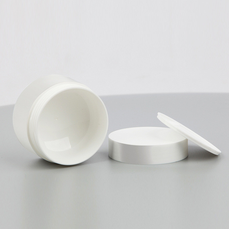 Manufacturer OEM Body Face Cream Jar Packaging  3G/5G/10G/15G/20G/30G/50G White Plastic Pet Cosmetic Cream Jar