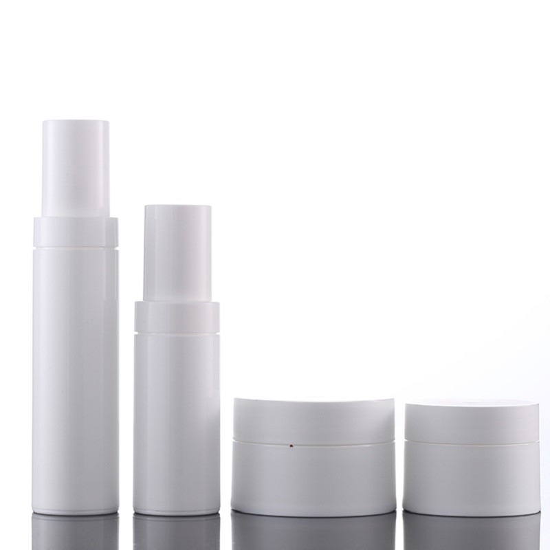 luxury Spot wholesale white plastic bottle 30ML 50ML Cosmetic Jar 10G 15G 30G luxury cosmetic packaging