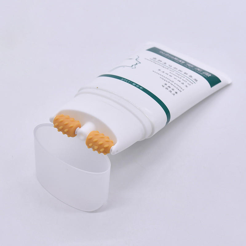 120ml Double roller massage hose/tube neck massage hose/tube roller massage head cosmetic neck cream hose