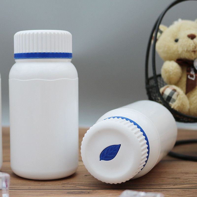 150g double color double cap calcium tablet bottle Seal 200ml health product bottle 250g ml capsule bottle HDPE bottle