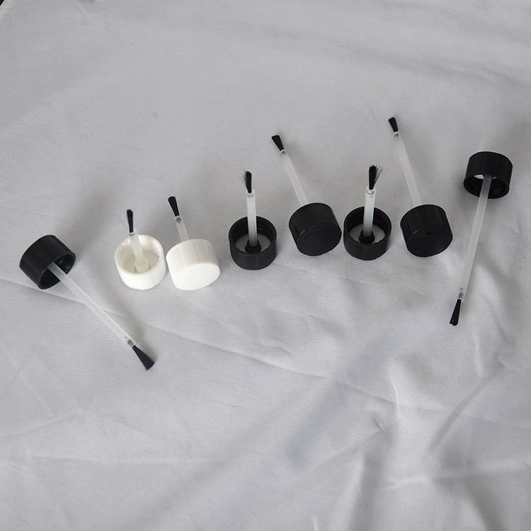 18mm essential oil bottle brush cap plastic nail polish cap glue cap