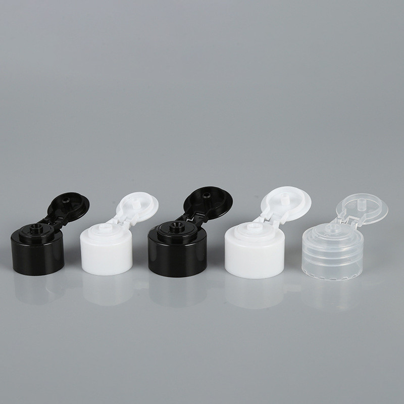 20mm 24mm 28mm PP plastic flip top cap turret cap for lotion bottle shampoo bottle
