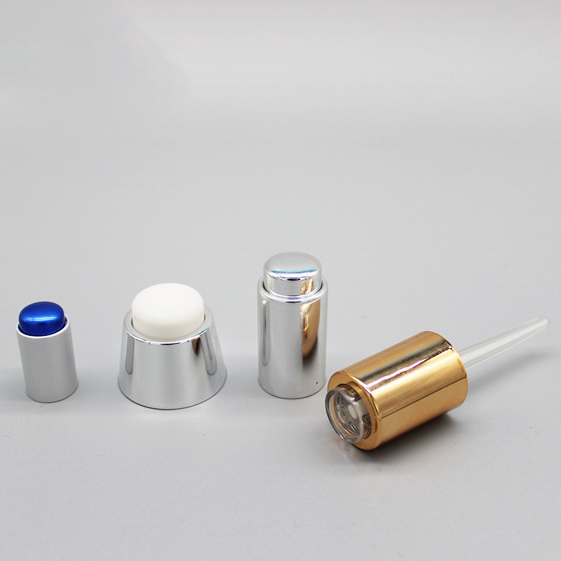 18/415 24/400 20/400 Black White Liquid Dropper For Bottle Essential Oil Dropper With Glass Pipette
