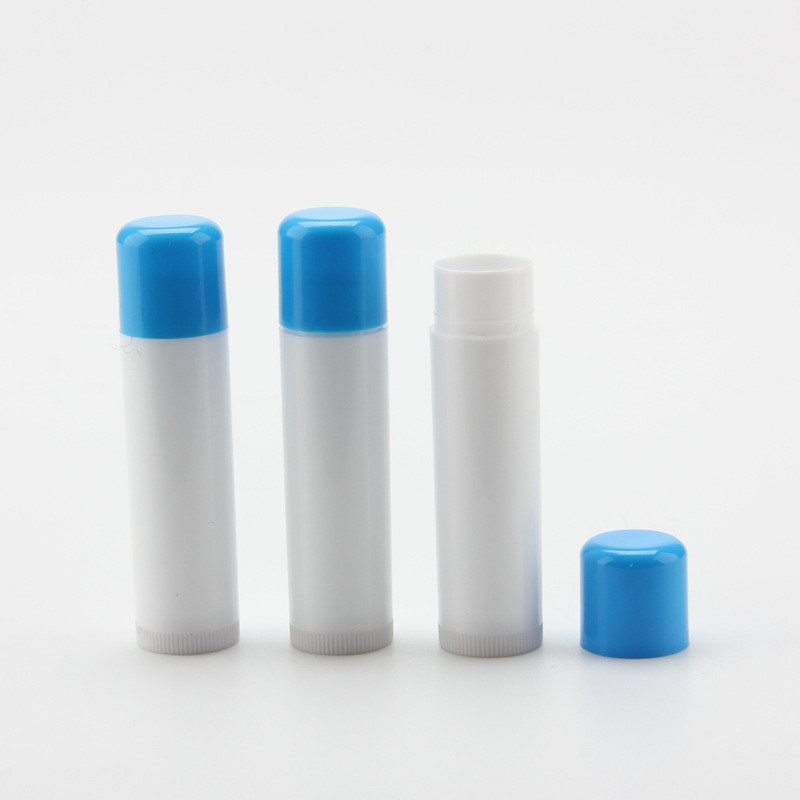 5G round lip balm tube bottom rotating plastic empty tube