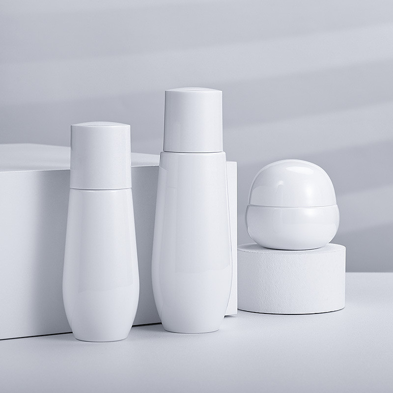 Skincare Packaging Set, 100ml Spray Bottle, 70g Cream Bottle, 150ml Press Lotion Bottle, Customized Logo